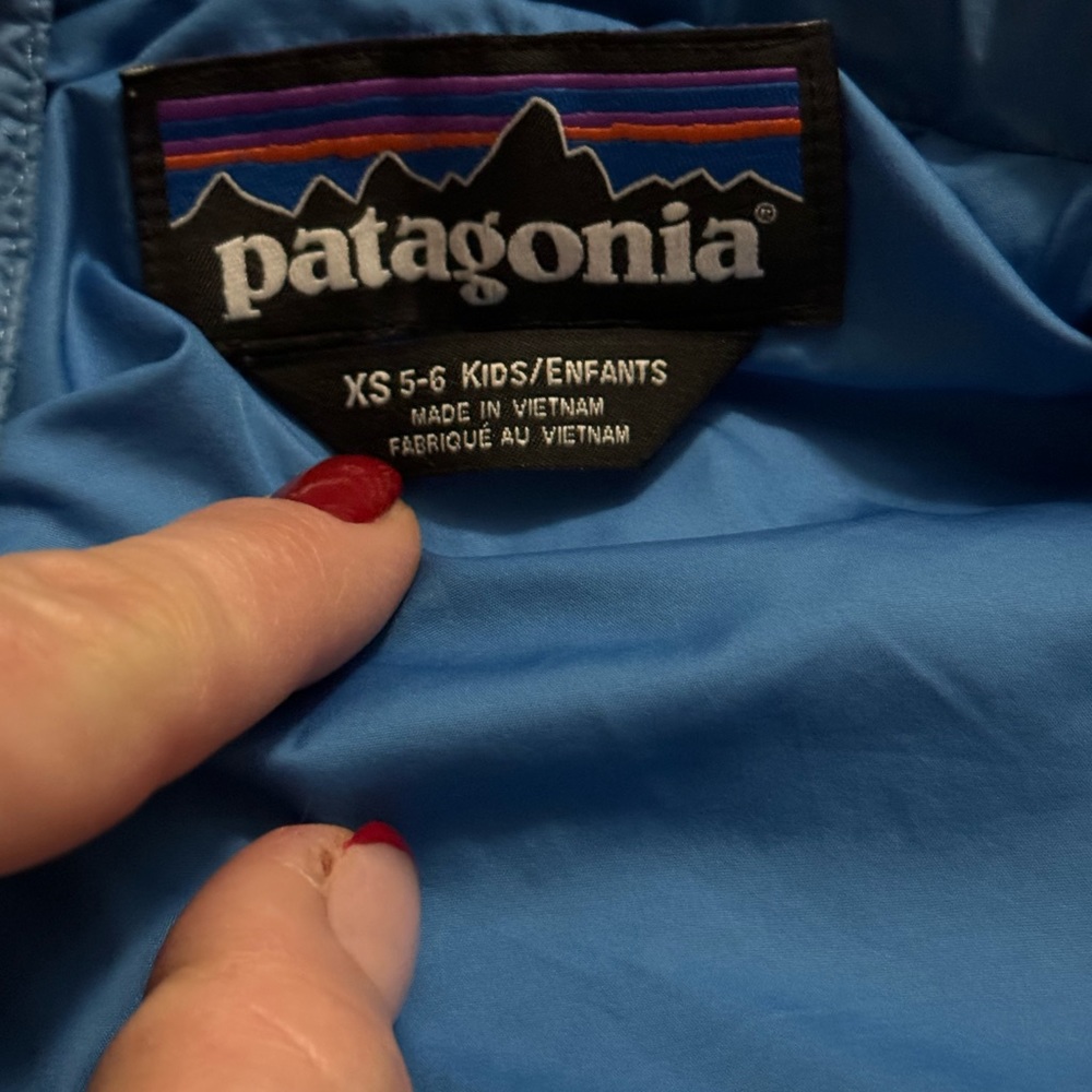 Patagonia blue jacket 5/6